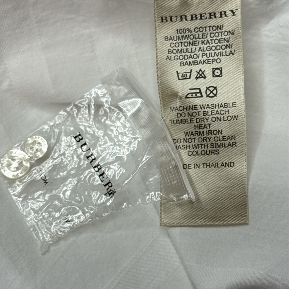 Burberry Brit Classic White Woman’s Shirt - Picture 5 of 7